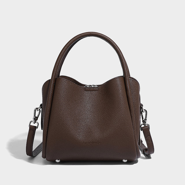 Leah Crossbody Chocolate - Large