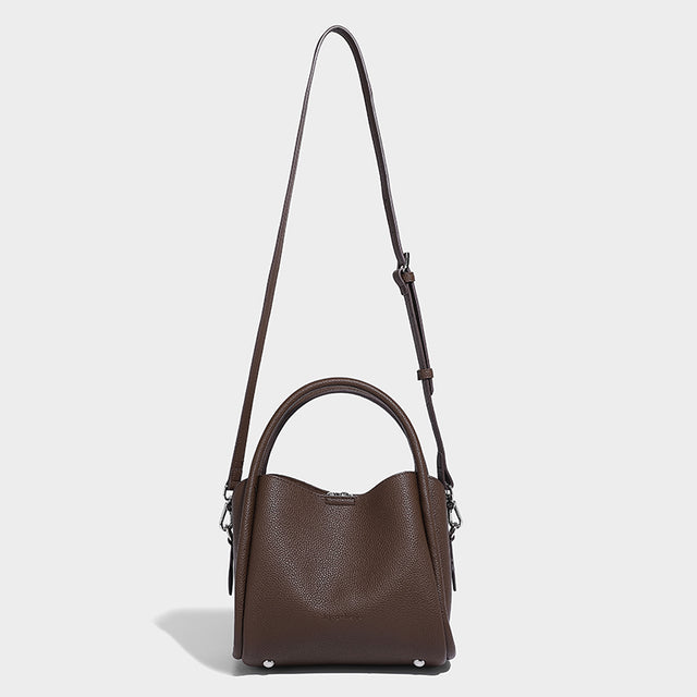 Leah Crossbody Chocolate - Large