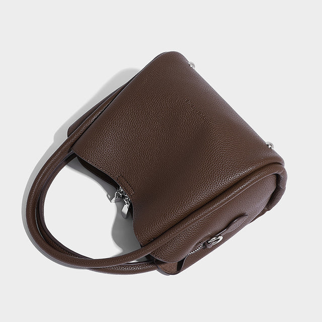 Leah Crossbody Chocolate - Large