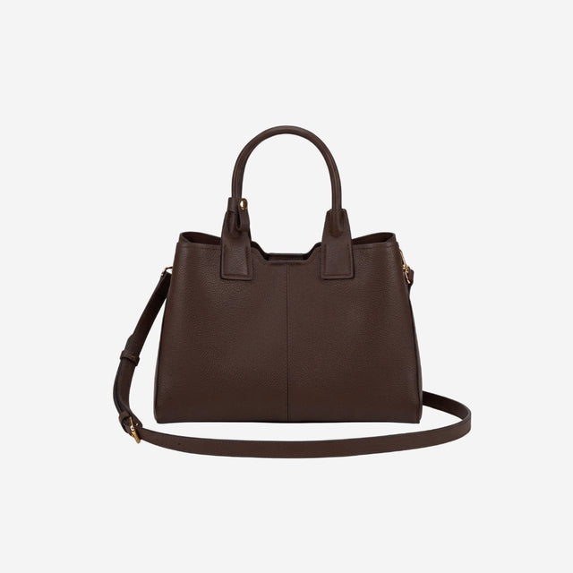 Kaia Chocolate Structured Tote