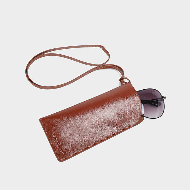 Sunglass Wearable Sleeve Brown