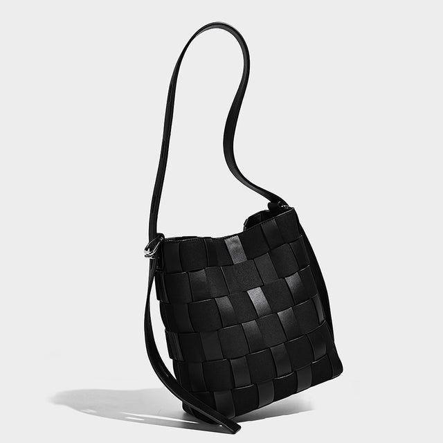 Clara Woven Bag Black