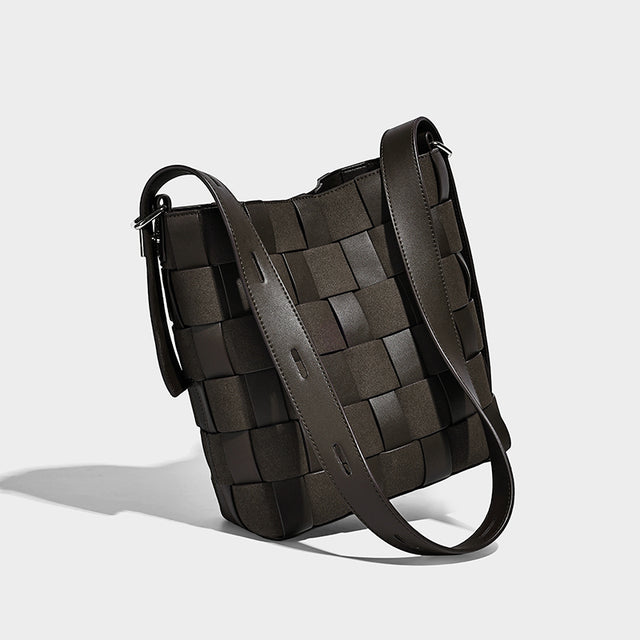 Clara Woven Bag Chocolate