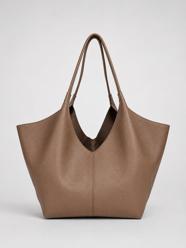 Nola Relaxed Tote Taupe