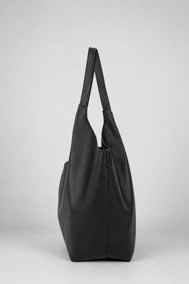 Nola Relaxed Tote Black