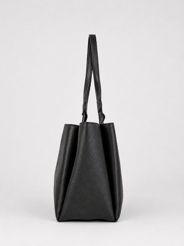 Mara Structured Tote Black