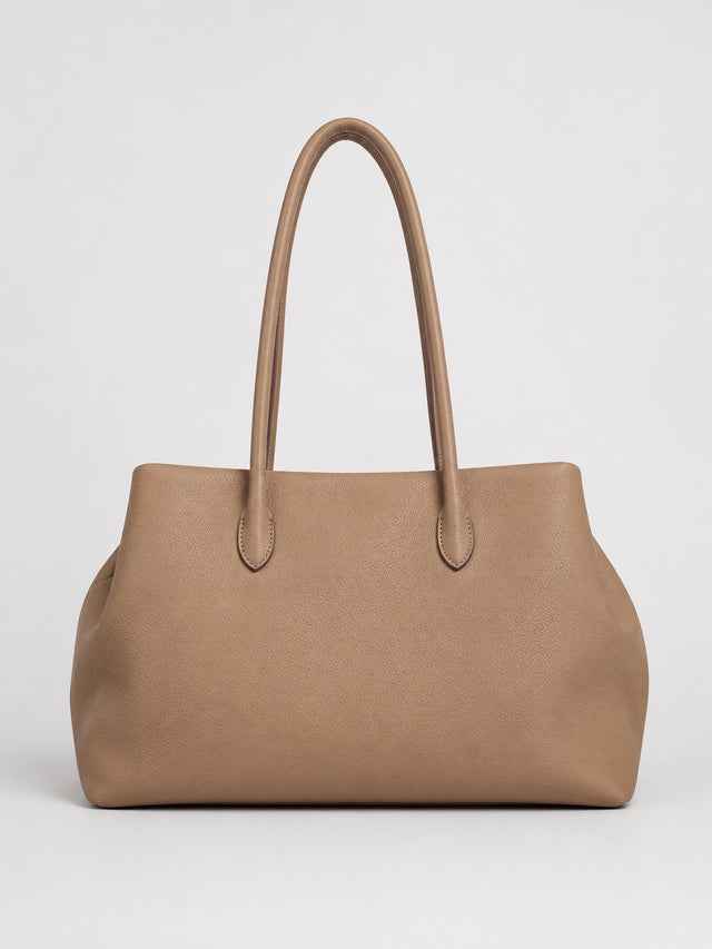 Cove Beige Shoulder Tote