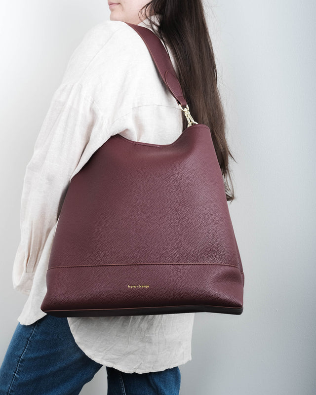 Tall Easy Tote Burgundy
