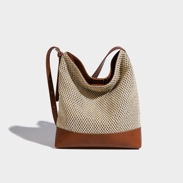 Dua Natural Raffia Camel