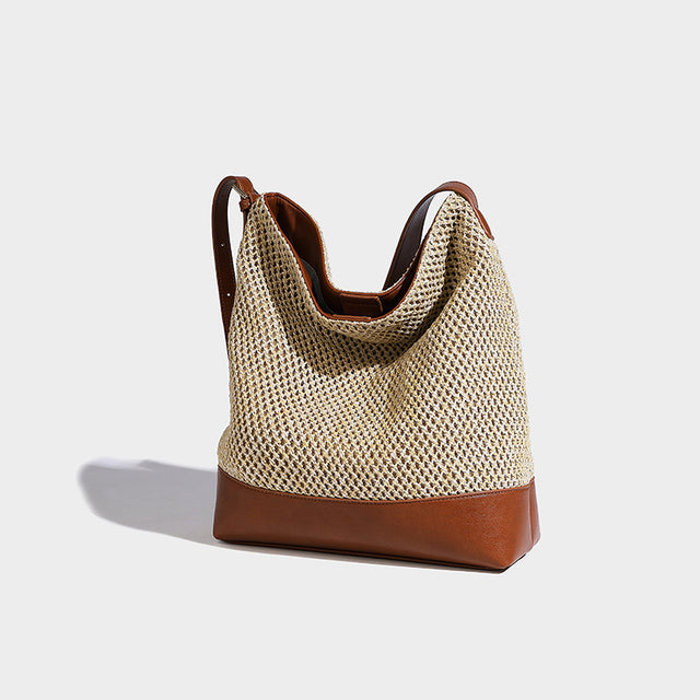 Dua Natural Raffia Camel