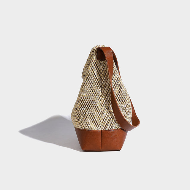 Dua Natural Raffia Camel