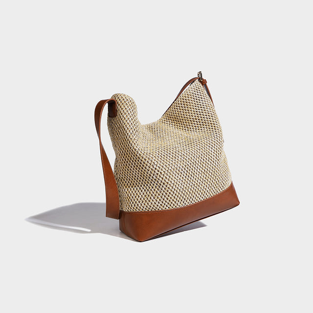 Dua Natural Raffia Camel