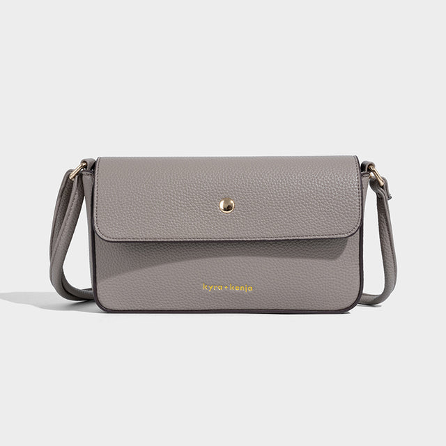 Bella Crossbody Taupe Grey