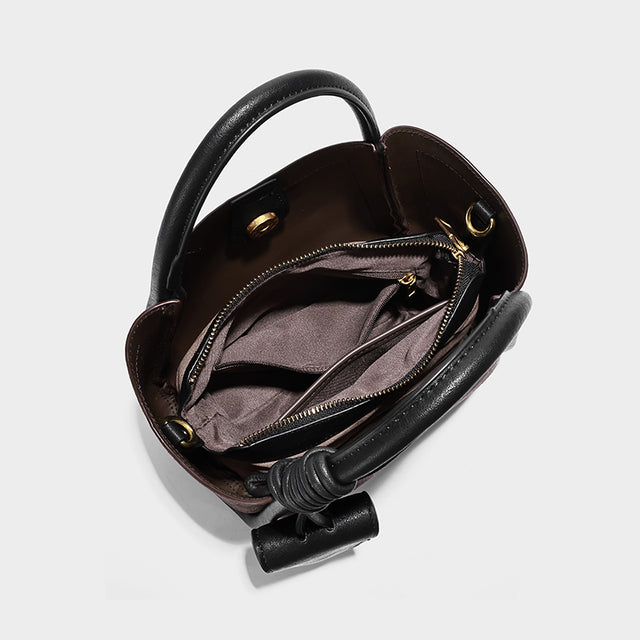 Sophia Shoulder Bag Suede Chocolate