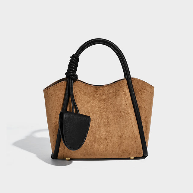 Sophia Shoulder Bag Suede Brown