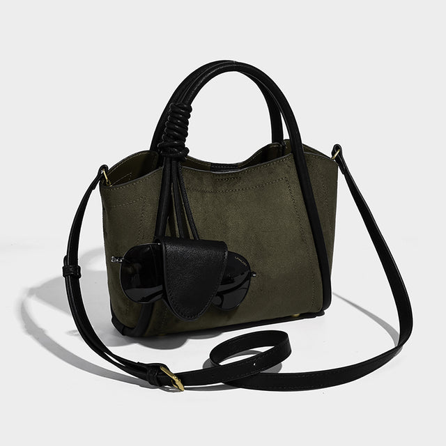 Sophia Shoulder Bag Suede Olive