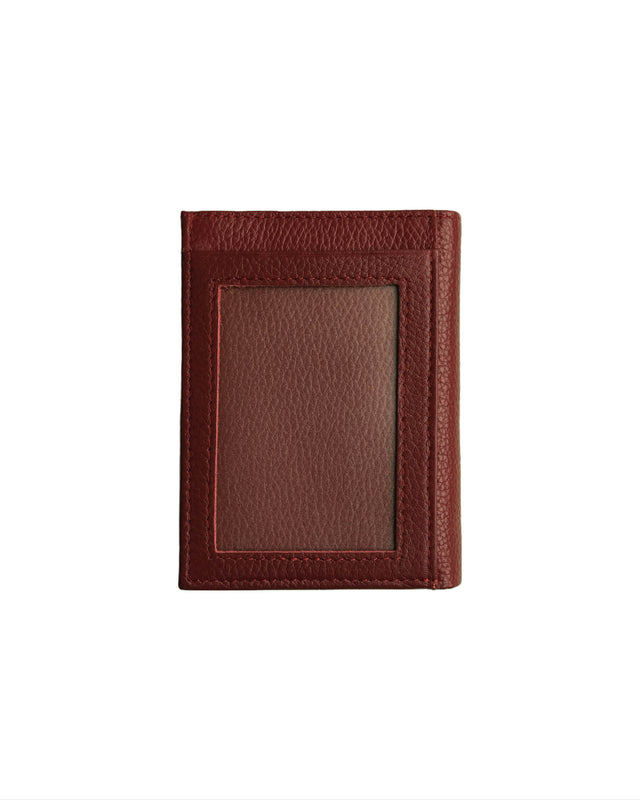 Folding Wallet Burgundy