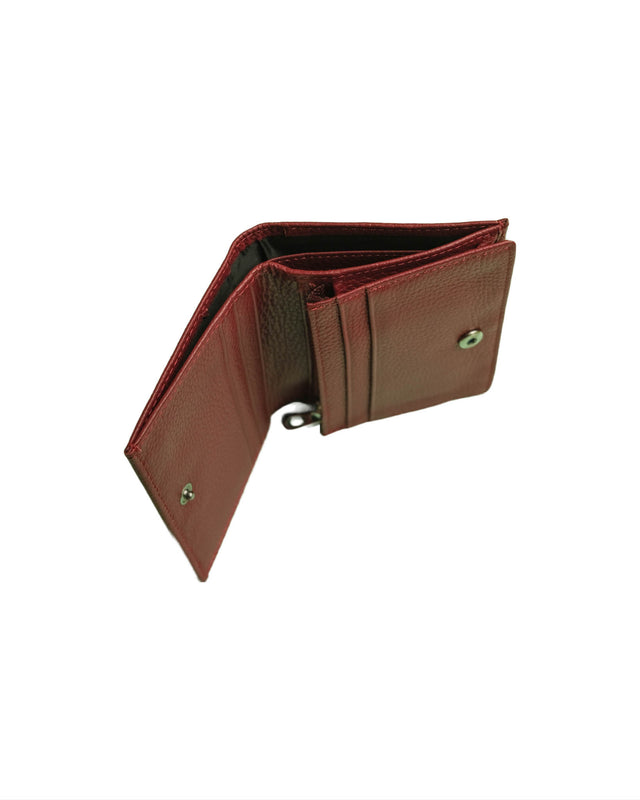 Folding Wallet Burgundy