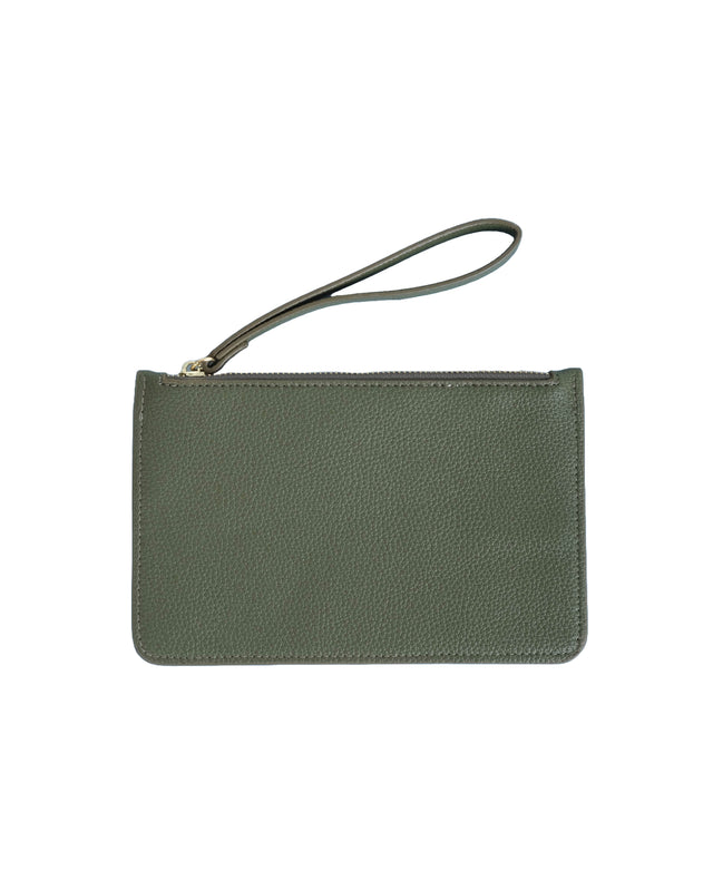 Wristlet Pouch Olive Green