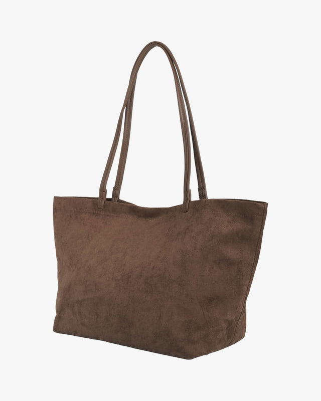 Easy Day Tote Suede Brown