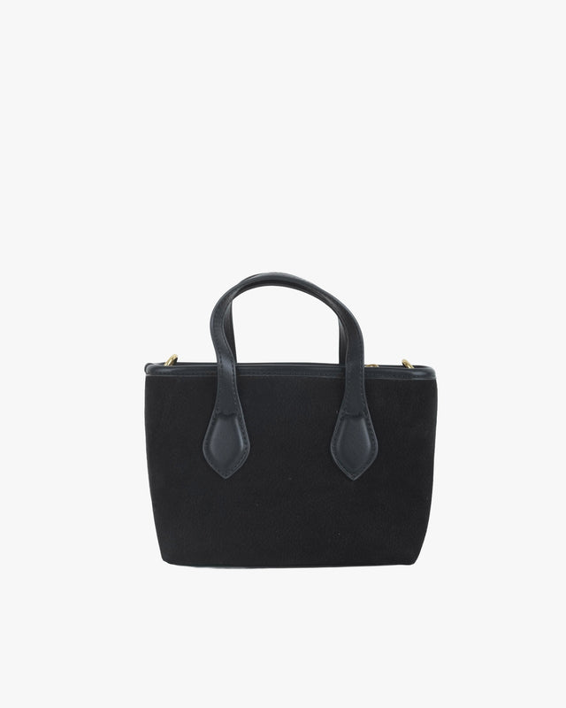 Molly Crossbody Suede Black