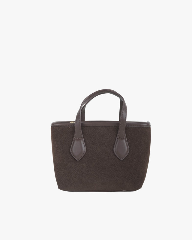 Molly Crossbody Suede Chocolate