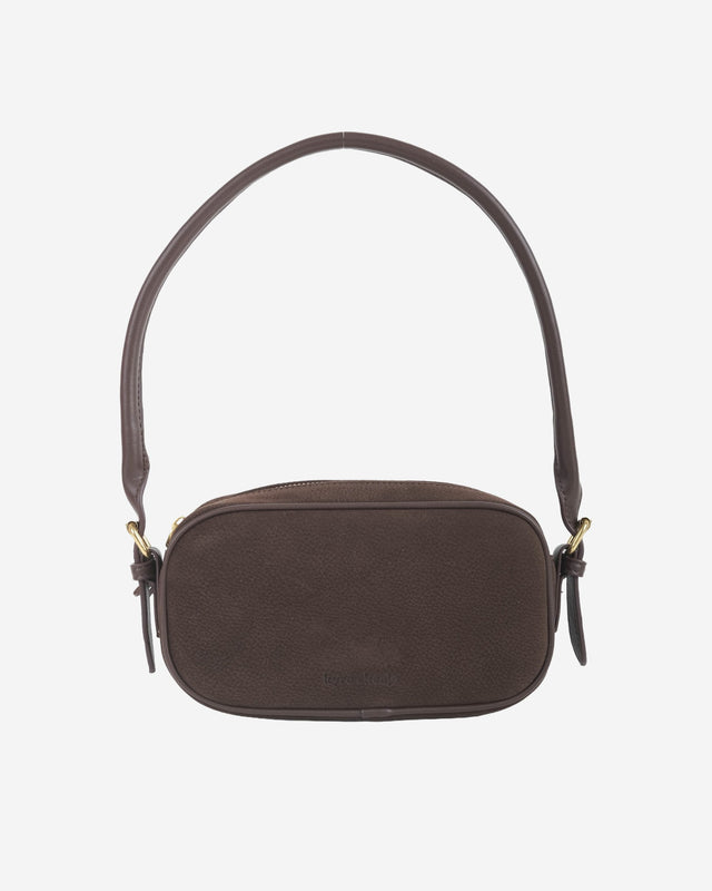 Mitsy Shoulder Suede Chocolate