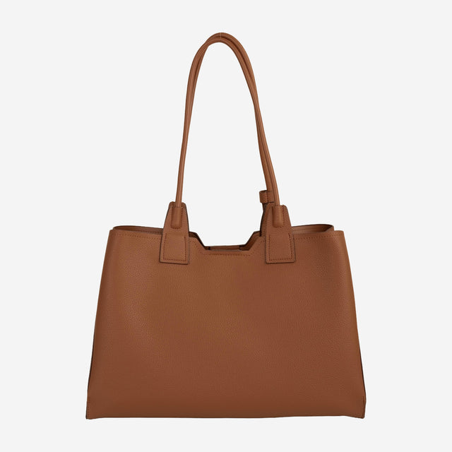 Kaia Tan Structured Tote - Large