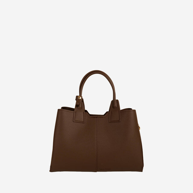 Kaia Chocolate Structured Tote