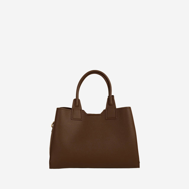 Kaia Chocolate Structured Tote
