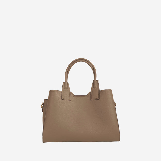 Kaia Taupe Structured Tote