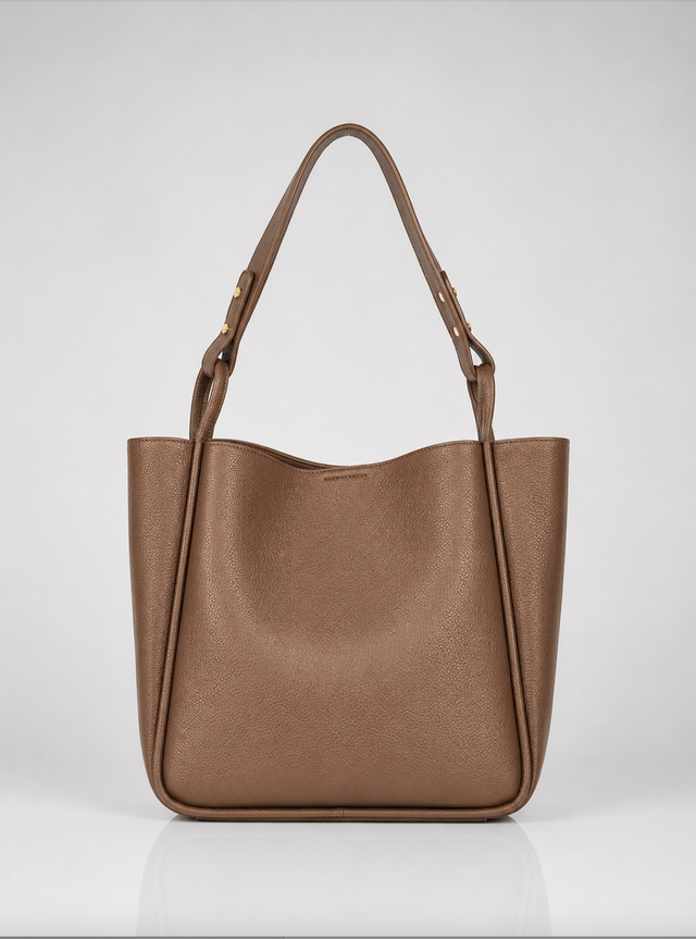 Elodie Shoulder Tote Mocha