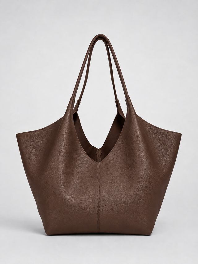 Nola Relaxed Tote Coffee