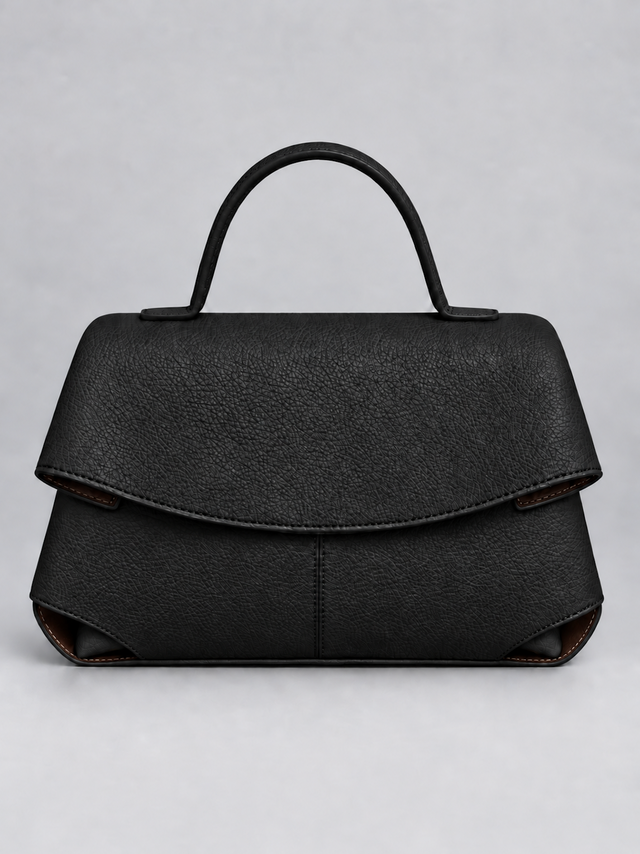 Thea Top Handle Bag Black