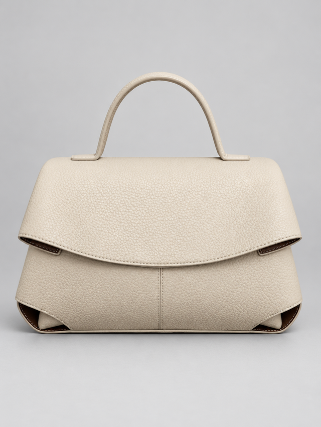 Thea Top Handle Bag Cream Beige