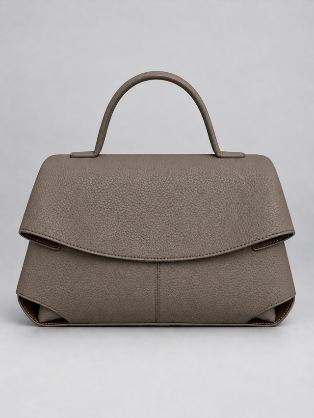 Thea Top Handle Bag Taupe