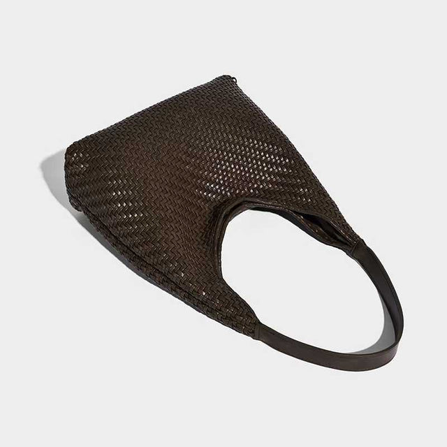 Naya Woven Hobo Bag Chocolate