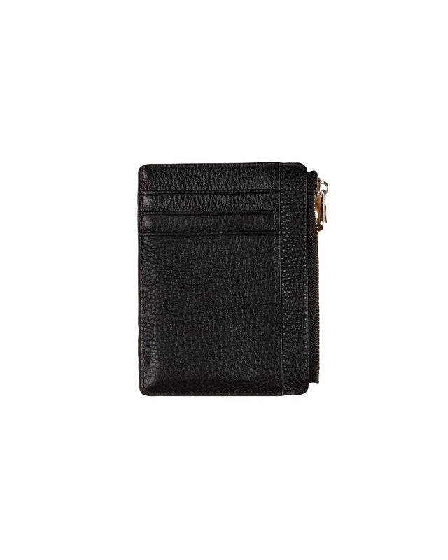 Zip Card Holder Black