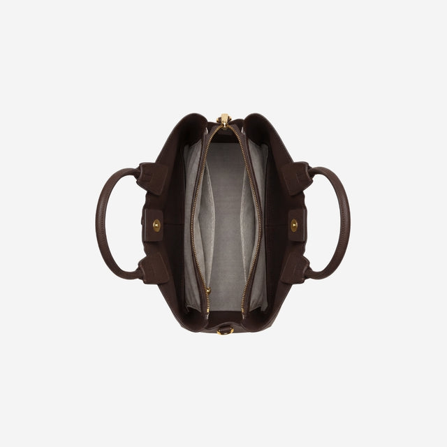 Kaia Chocolate Structured Tote