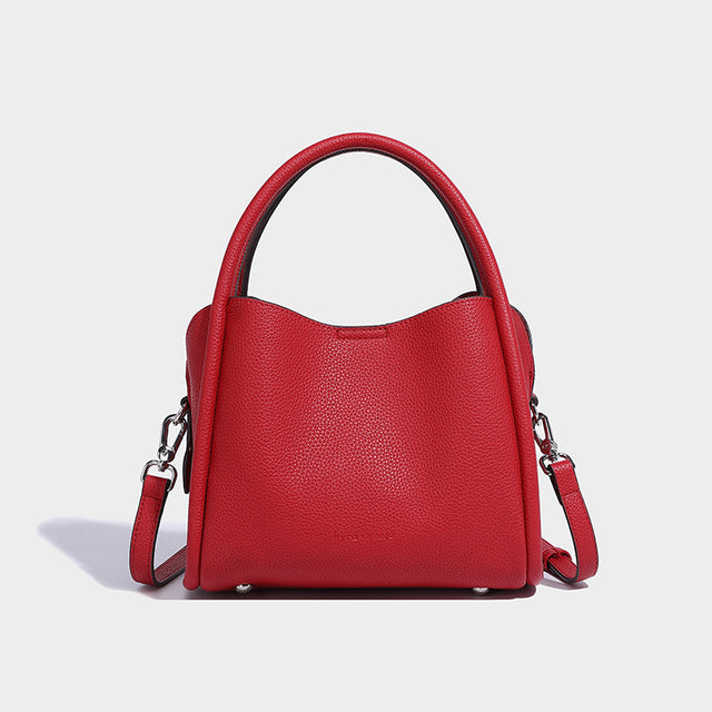 Leah Crossbody Textured Red