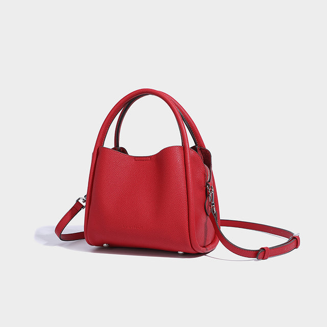 Leah Crossbody Textured Red