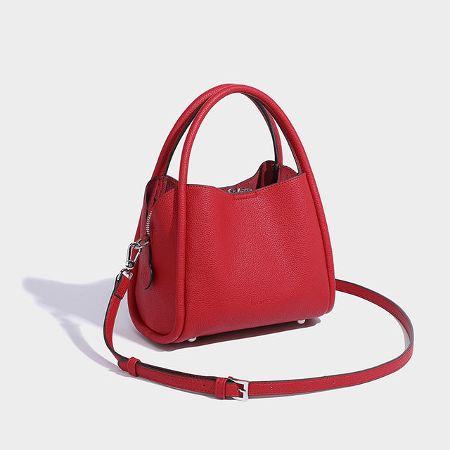 Leah Crossbody Textured Red