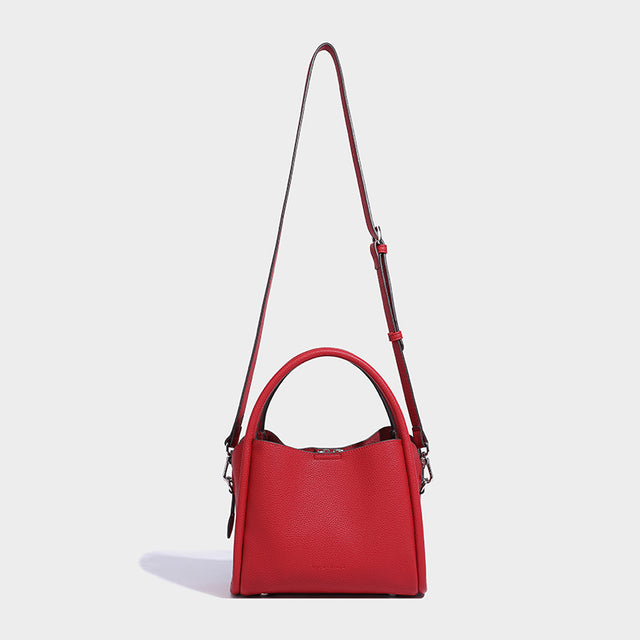 Leah Crossbody Textured Red