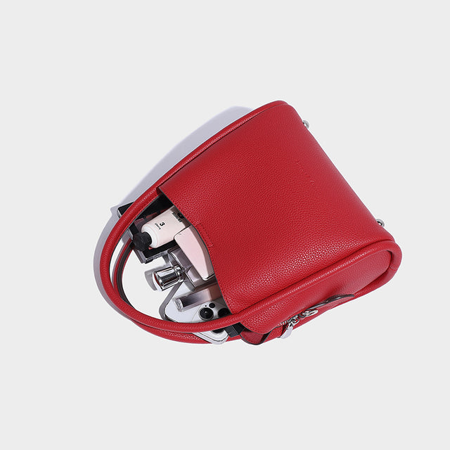 Leah Crossbody Textured Red