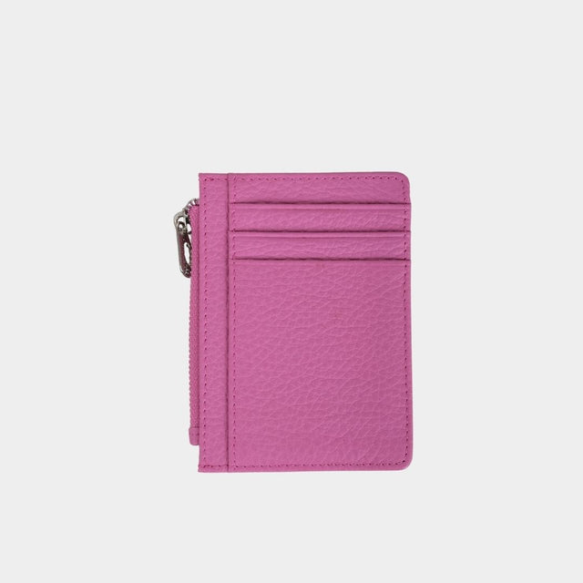 Small Zip Card Holder Lilac