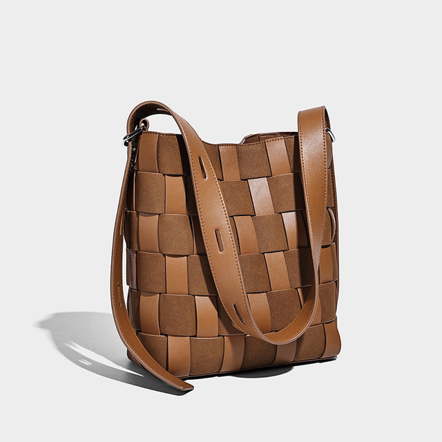 Clara Woven Bag Brown