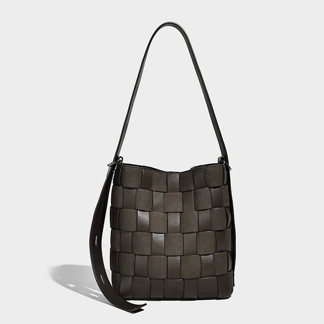 Clara Woven Bag Chocolate