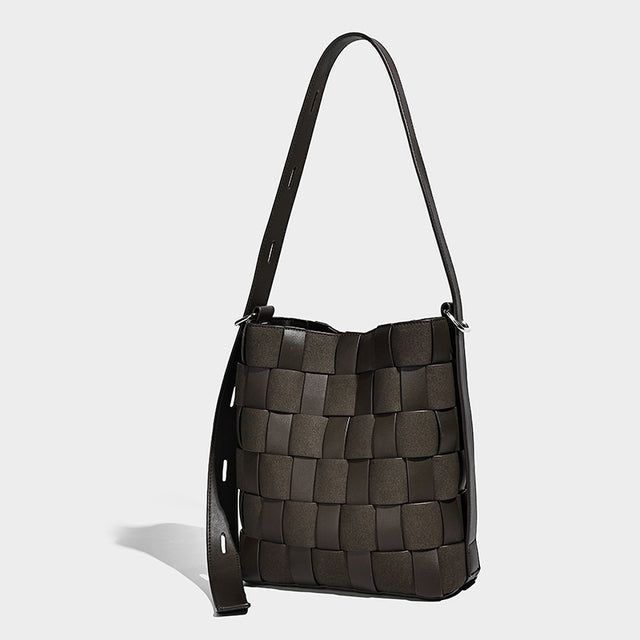 Clara Woven Bag Chocolate