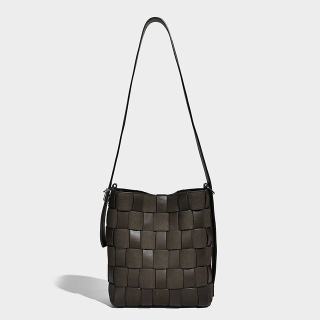 Clara Woven Bag Chocolate