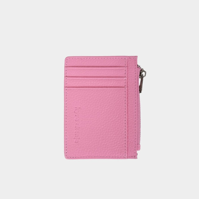 Small Zip Card Holder Pink